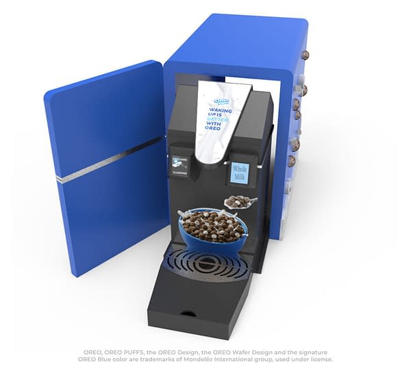 Oreo Puffs Wants To Give Away A Fridge That Dispenses Milk