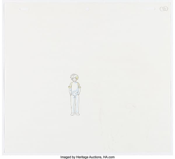 Hunter X Hunter Killua Zoldyck Production Cel and Animation Drawing. Credit: Heritage Auctions