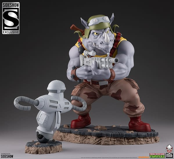 Rocksteady is Ready to Take On the TMNT with New PCS Statue
