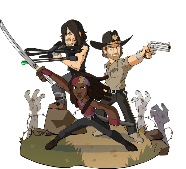 Michonne, Rick Grimes, and Daryl Dixon all join the fray, courtesy of Ubisoft.