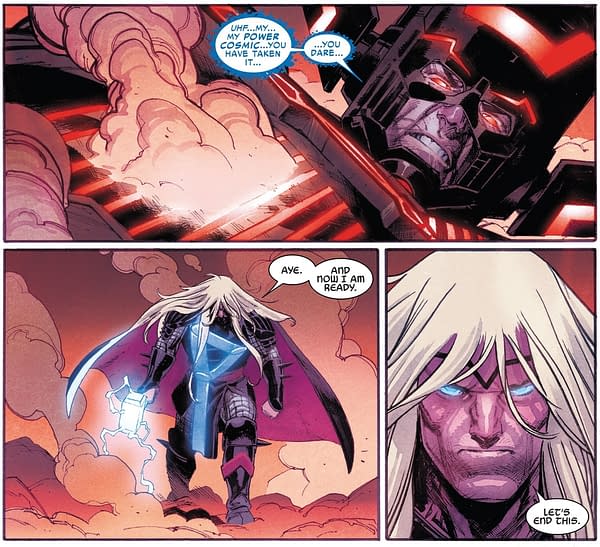 What Happened Between These Panels Of Thor #4?