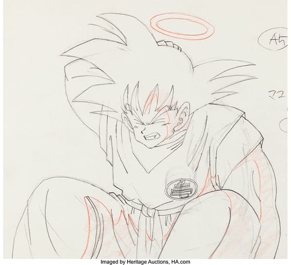 How to draw Goku (lineart) from Dragon ball Z 