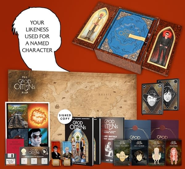 From $3,500 to $10,000 to Appear in the Good Omens Graphic Novel