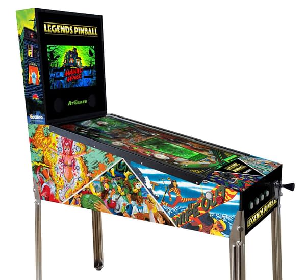 A look at a Legends Arcade pinball machine, courtesy of AtGames.