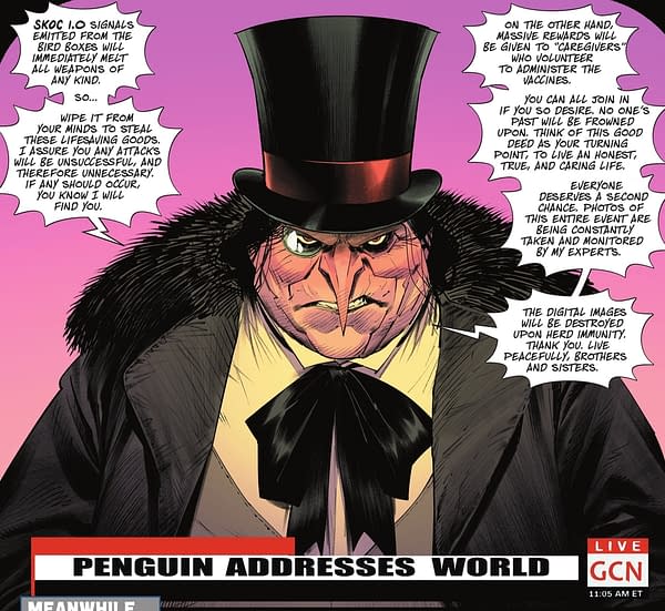 Penguin & Catwoman Forcibly Vaccinate World Over Pandemic (Spoilers)
