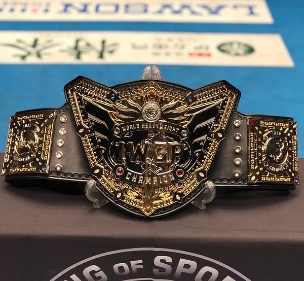 A look at the new IWGP World Heavyweight Championship, courtesy of NJPW.