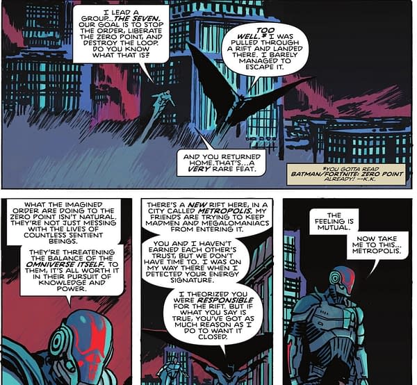 The Origin Of Fortnite, Foundation & Imagined Order Revealed In Batman
