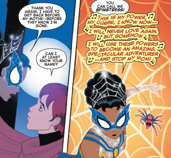 Today's Edge Of Spider-Verse Has A Song For Its Spinstress