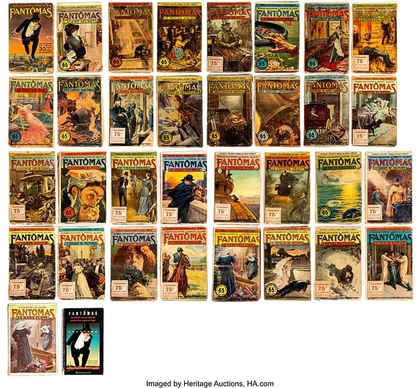 Fantomas Vols. 1-32 Complete Vintage Paperback Series (Arthème Fayard, 1911-13)