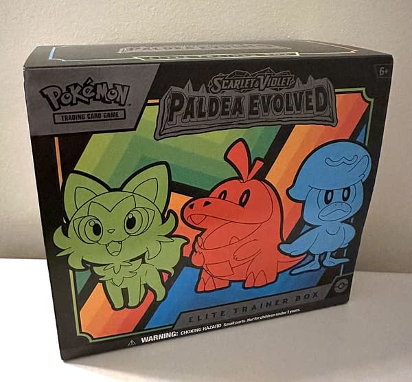 Pokémon TCG: Scarlet & Violet - Paldea Evolved Elite Trainer Box. Credit: Theo Dwyer