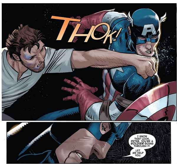 Did Steve Rogers Learn From Spider-Man About Punching Captain America