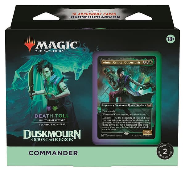 Magic: The Gathering Shares More About Duskmourn Commander Decks