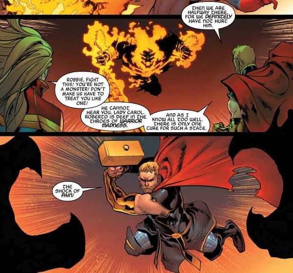 Thor Delivers Pain Therapy in Next Week's Avengers #16
