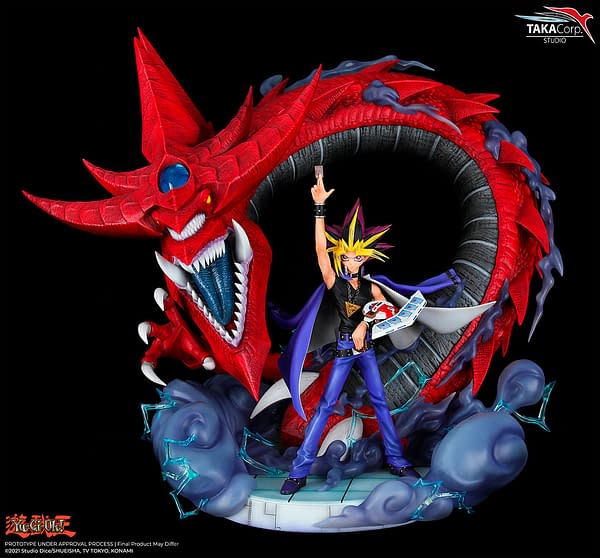 Taka Corp Studio Reveals New Yu-Gi-Oh Slifer the Sky Dragon Statue