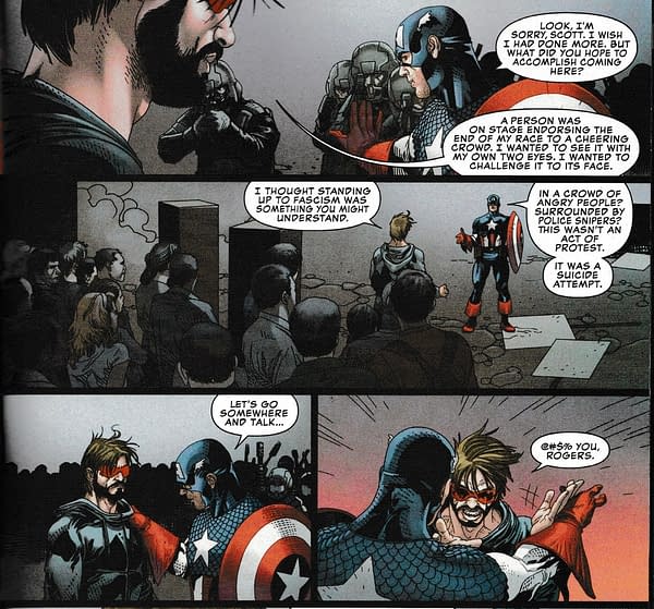 Swearing at Cyclops and Captain America From 3 Different Perspectives in Uncanny X-Men #11 (Spoilers)