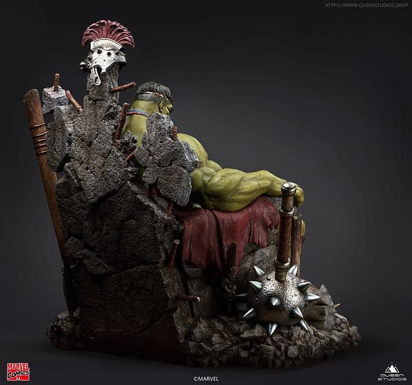 Green Scar Hulk Prepares For War With New Queen Studios Statue