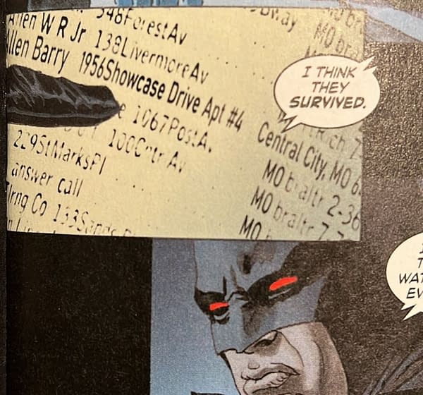 Barry Allen Has A Fun Street Address In The Flashpoint Universe (Spoilers)