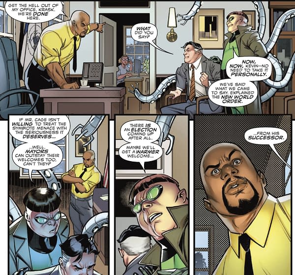 Did Doanld Trump Pardon Doctor Octopus for All His Crimes?