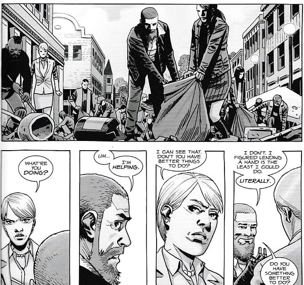 Can the Commonwealth Be Saved Through Socialism in The Walking Dead #184?