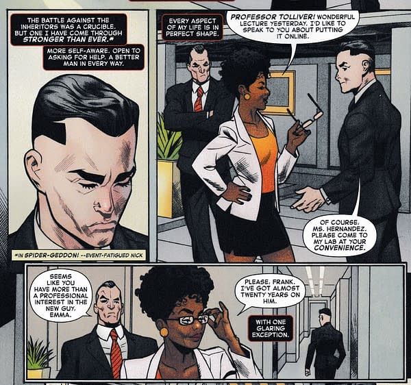 Superior Spider-Man #1 and the Perils of an Workplace Romance in This Day and Age (SPOILERS)