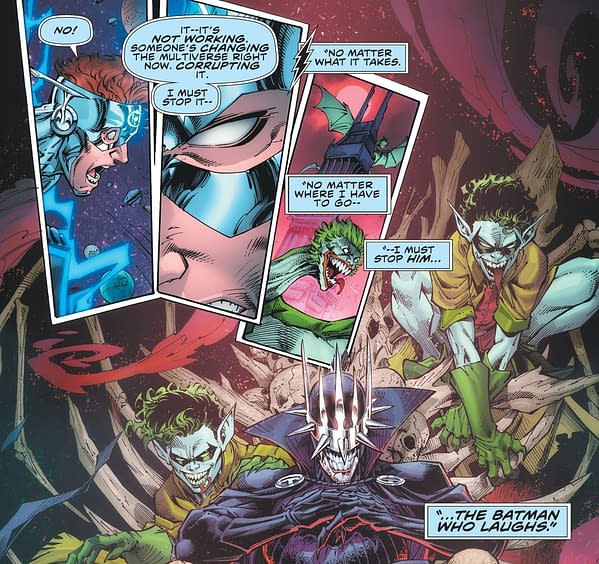 Transforming The Batman Who Laughs in Death Metal #2 (Spoilers).