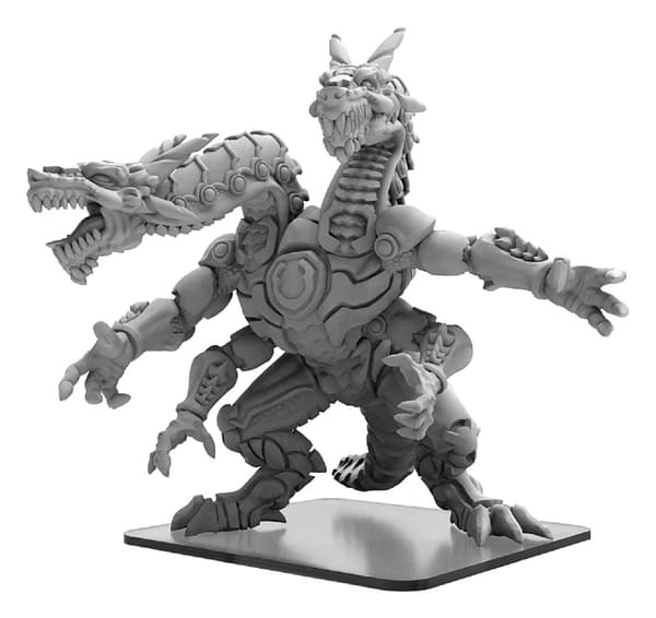 Zybanos, one of the monsters of the Draken Armada, from the Protectors faction.