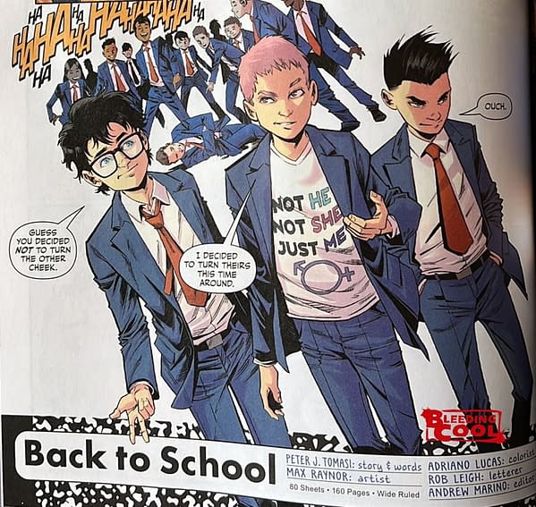 DC Introduces A Non-Binary Schoolfriend For Damian Wayne &#038; Jon Kent