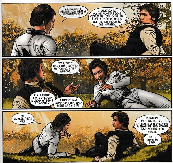 Han Solo Tells Princess Leia That He Was a Stormtrooper &#8211; Now Star Wars Canon