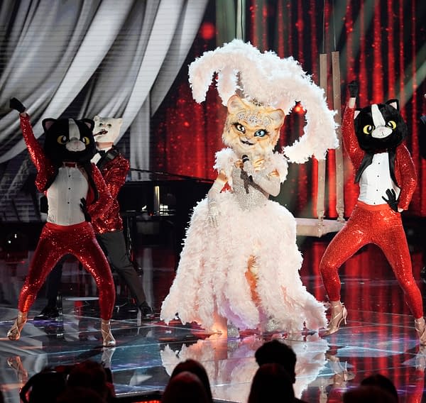 The Kitty on The Masked Singer, courtesy of FOX.