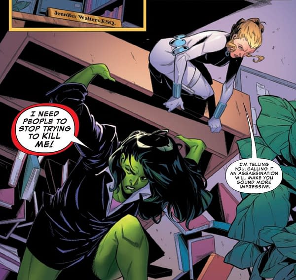 She-Hulk & Mary Jane, There's A Combination... (Spoilers)