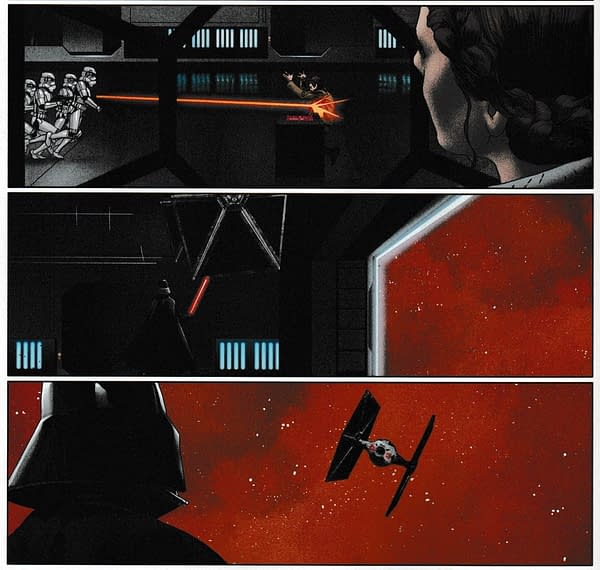Today, Princess Leia Gets to Pilot a TIE Fighter, Just Like Old Dad&#8230;