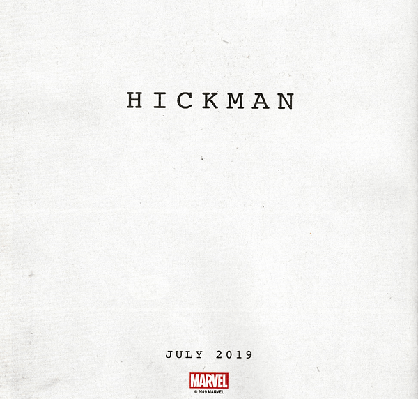 Confirmed: Jonathan Hickman's New Marvel Comic Begins in July