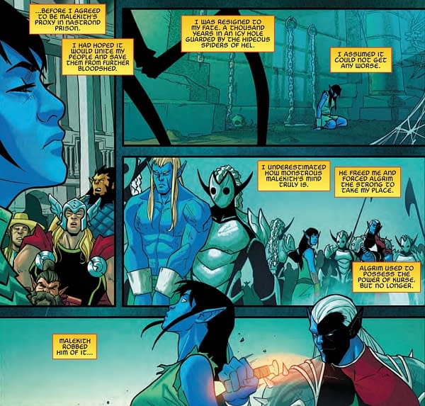 Mixed Messages from Kurse in Spider-Man and the League of Realms #3