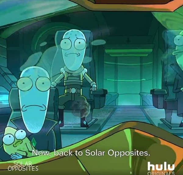Solar Opposites shows all sorts of love for Hulu.