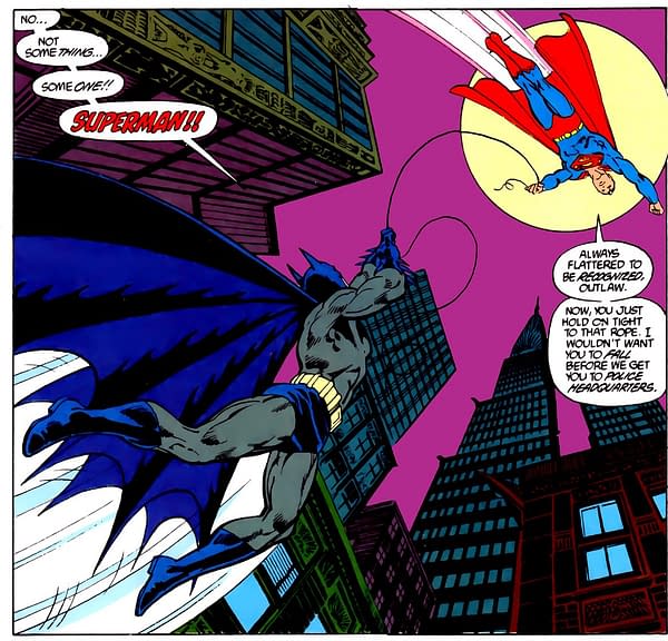 When Batman First Met Superman