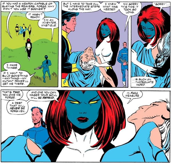 A scene from Uncanny X-Men #255