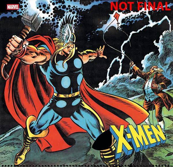 Cover image for X-MEN #24 JOHN BUSCEMA BICENTENNIAL CALENDAR HIDDEN GEM VARIANT