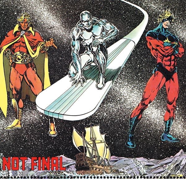Cover image for CAPTAIN MARVEL: DARK PAST #1 JIM STARLIN BICENTENNIAL CALENDAR HIDDEN GEM VARIANT