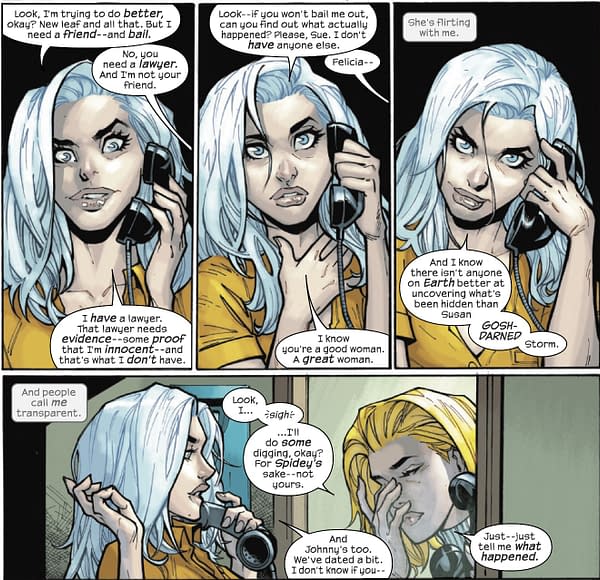 Mary Jane, Peter Parker And Felicia Hardy This Week