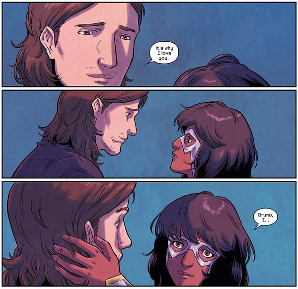 Iron Man Meddling in Teenage Love Affairs in Magnificent Ms. Marvel #9