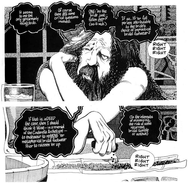 Dave Sim Goes Full Alan Moore Parody For Latest Cerebus In Hell. 