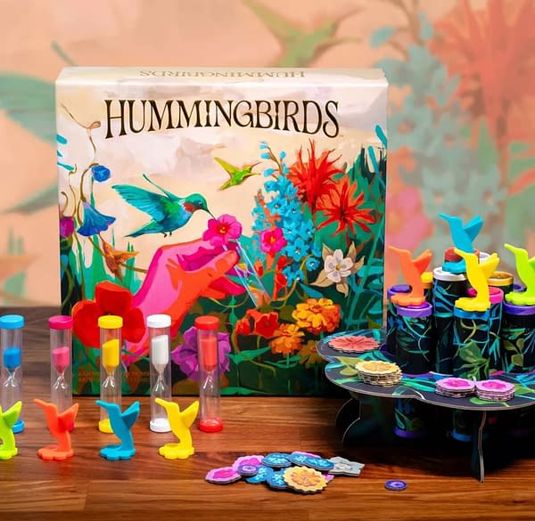 Hummingbirds Box and Contents