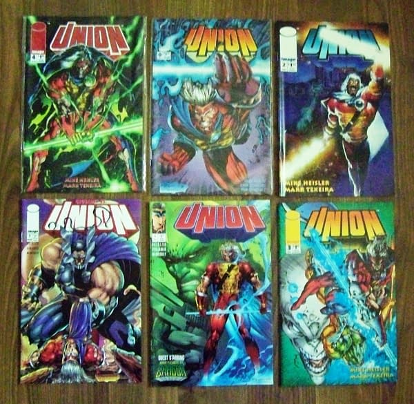 The Image comic book series Union, on eBay