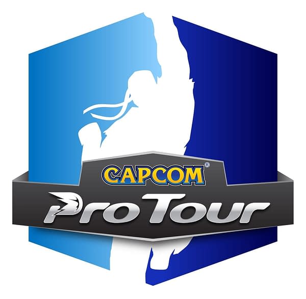 The logo for the Capcom Pro Tour, where this year Wizards of the Coast will be showcasing the Magic: The Gathering x Street Fighter Secret Lair drop. Image credit: Capcom