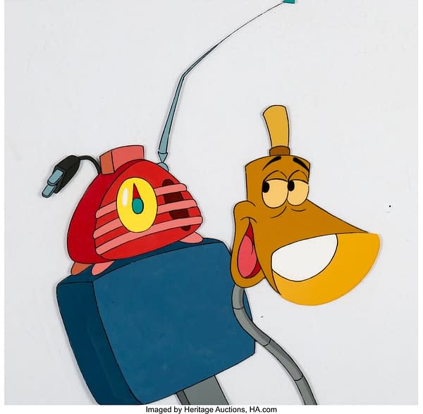 The Brave Little Toaster Production Cel and Animation Drawing Group of 2. Credit: Heritage Auctions