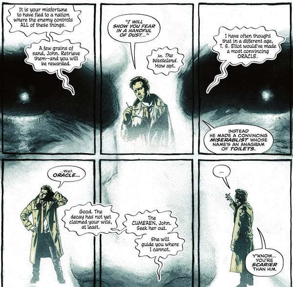 John Constantine, Rewriting Sandman, Hellblazer &#038; TS Eliot (Spoilers)