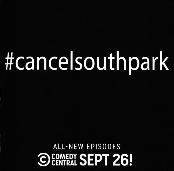 Comedy Central's #CancelSouthPark Ads Come to DC Comics