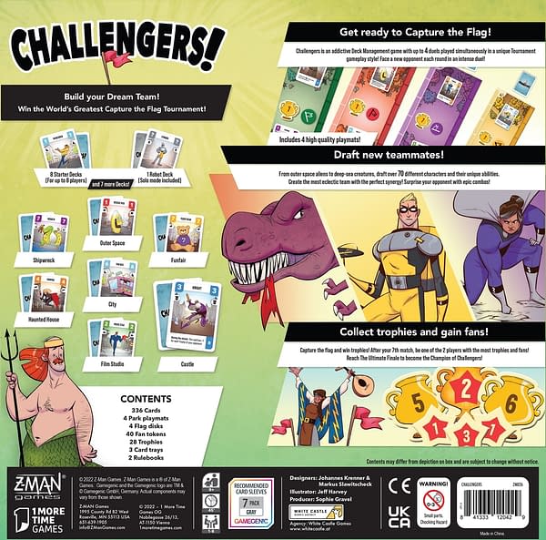 Asmodee & Z-Man Games Announce New Tabletop Game, Challengers
