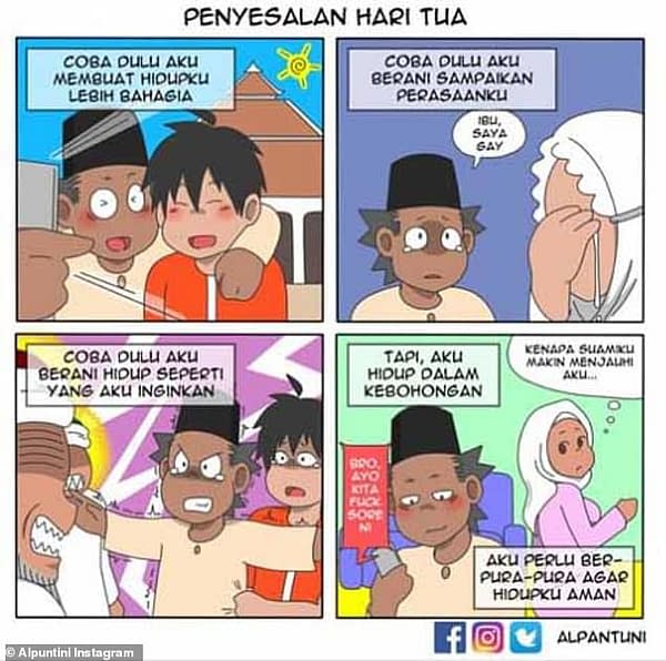 Alpantuni's Gay Muslim Cartoons 'Disappeared' From Instagram