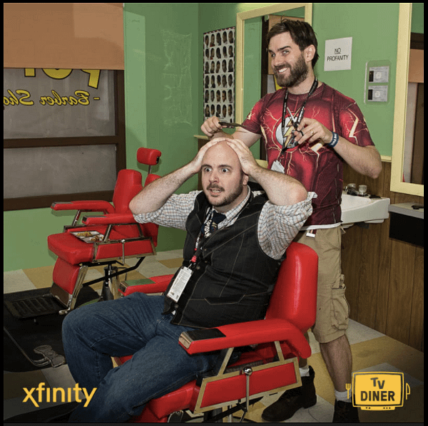 Xfinity TV Diners Or My Date With Dan Celko At SDCC 2017